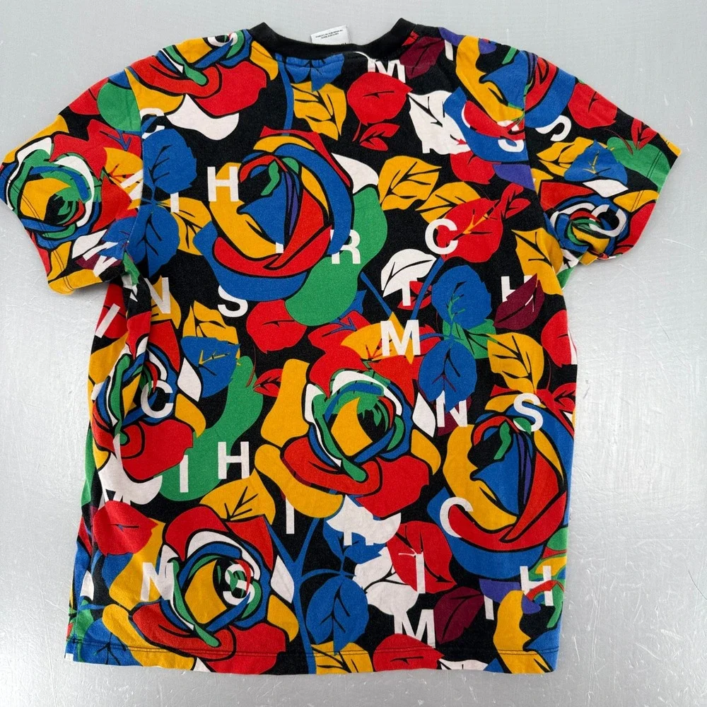 Adidas x Rich Mnisi‎ Floral Graphic T-Shirt Multicolor Black Mens Medium HC4472